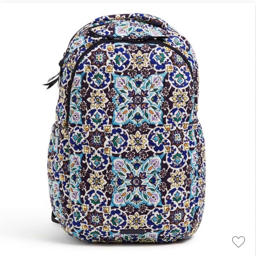 Vera Bradley Essential Backpack Lisbon Medallion Cool